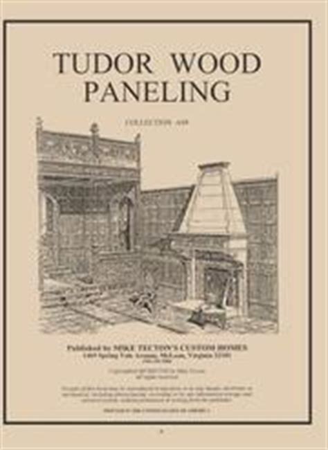 tudor wood panelling history